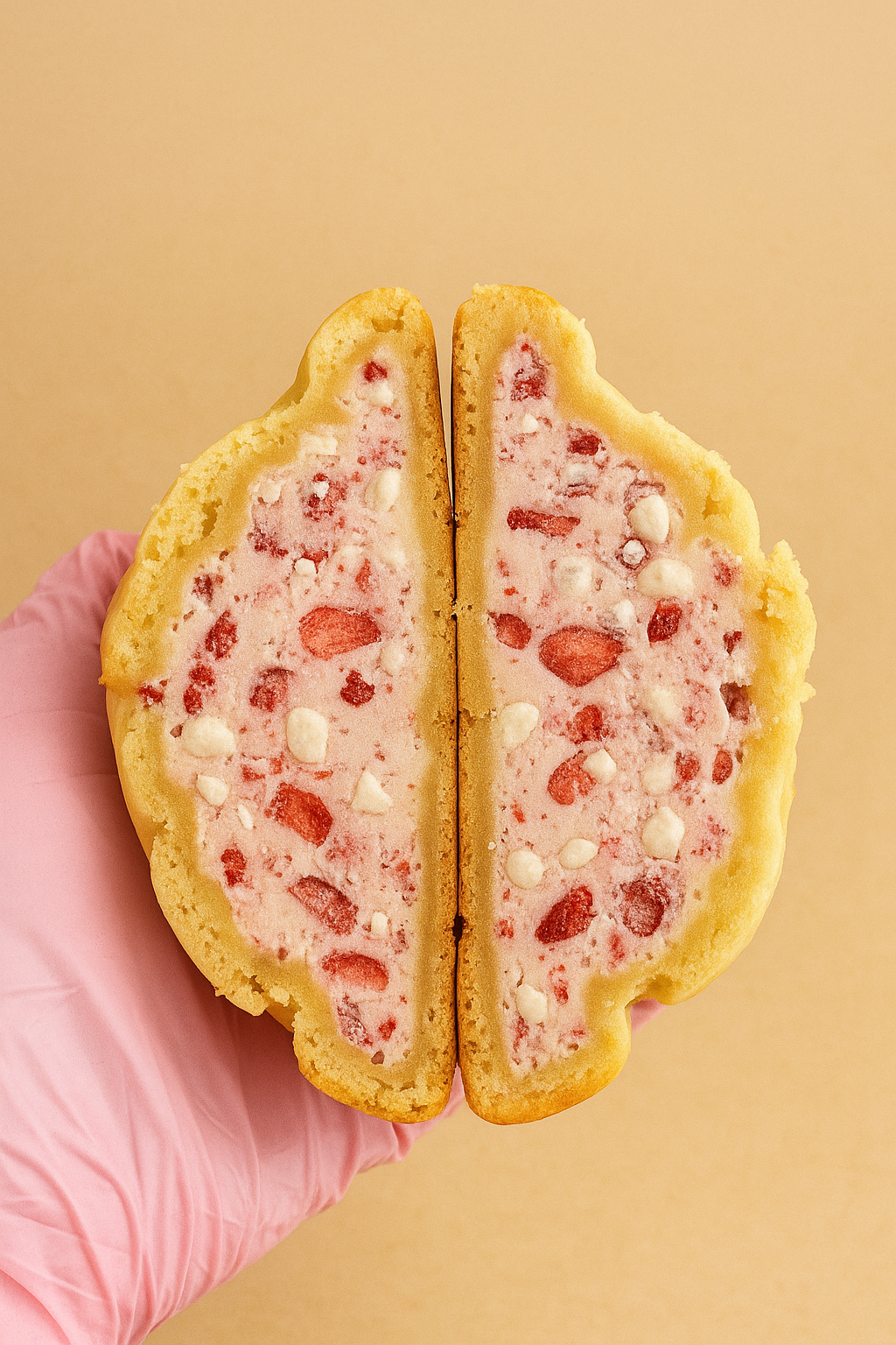 Strawberry White Crunch | Soft-Baked Strawberry & White Chocolate Cookie