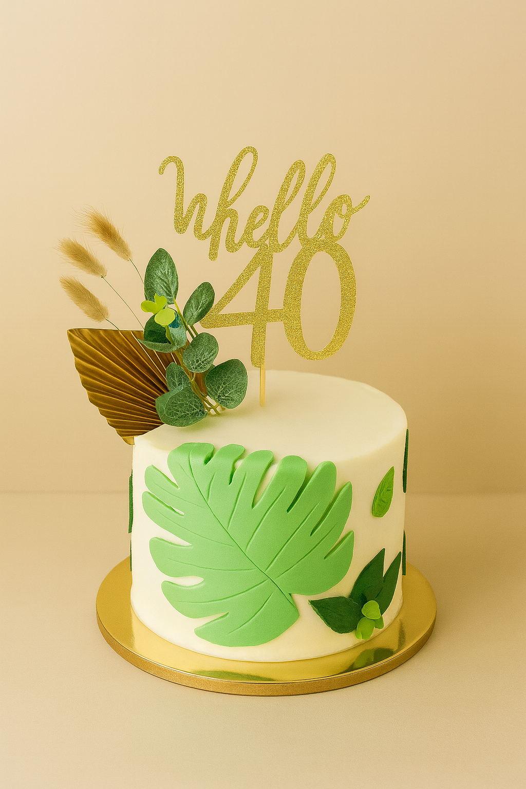 Custom Signature Cake – Elegant Designs with Ganache or Fondant Finish