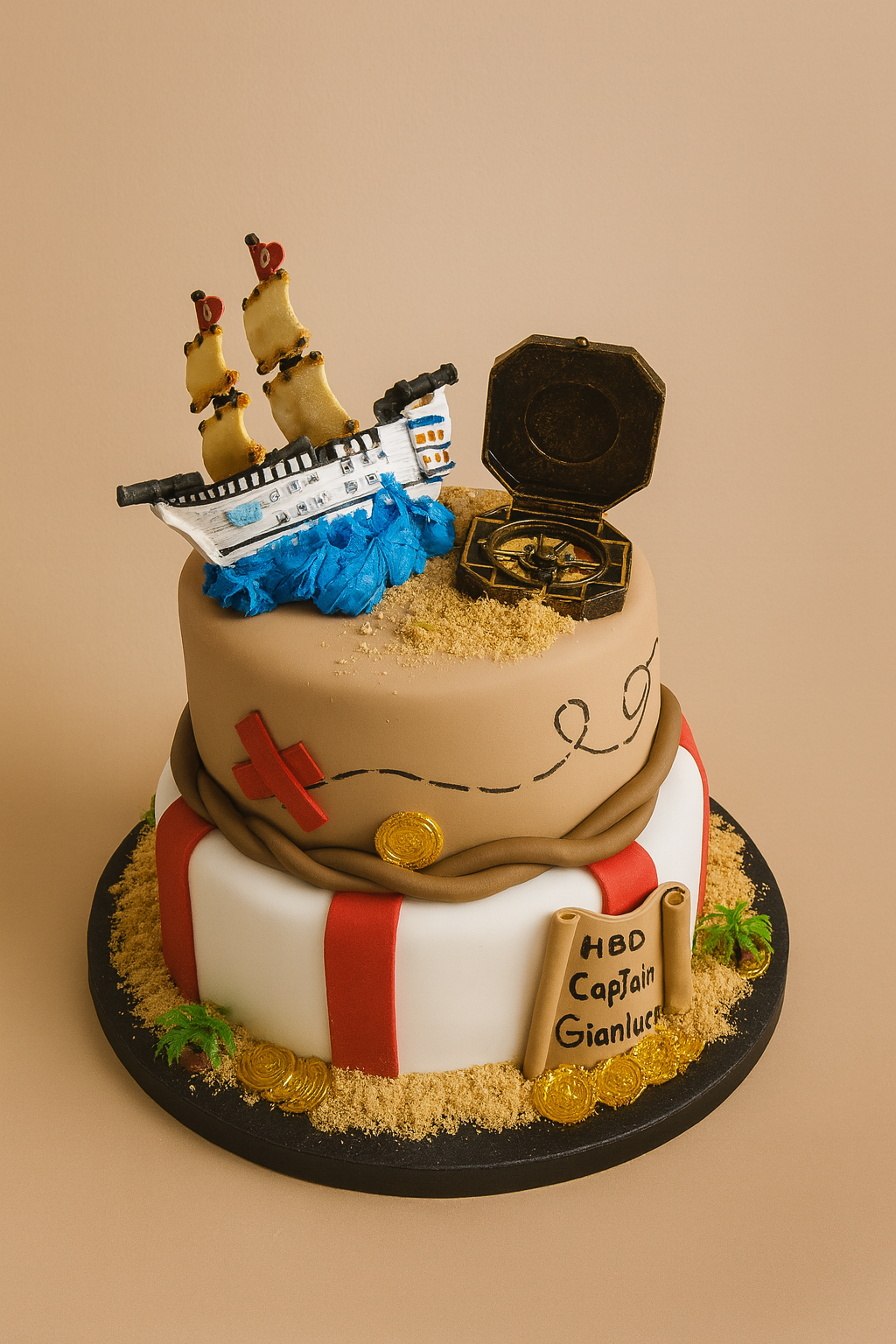 Custom Signature Cake – Elegant Designs with Ganache or Fondant Finish